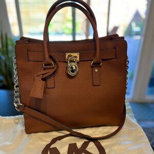 Michael Kors Lock Bag - Saffiano Leather